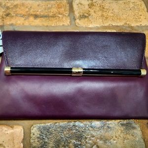 Plum Diane Von Furstenberg envelope bag